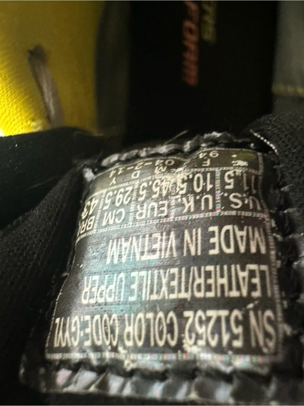 Skechers Men's Gray Athletic Sneakers with Yellow Interior